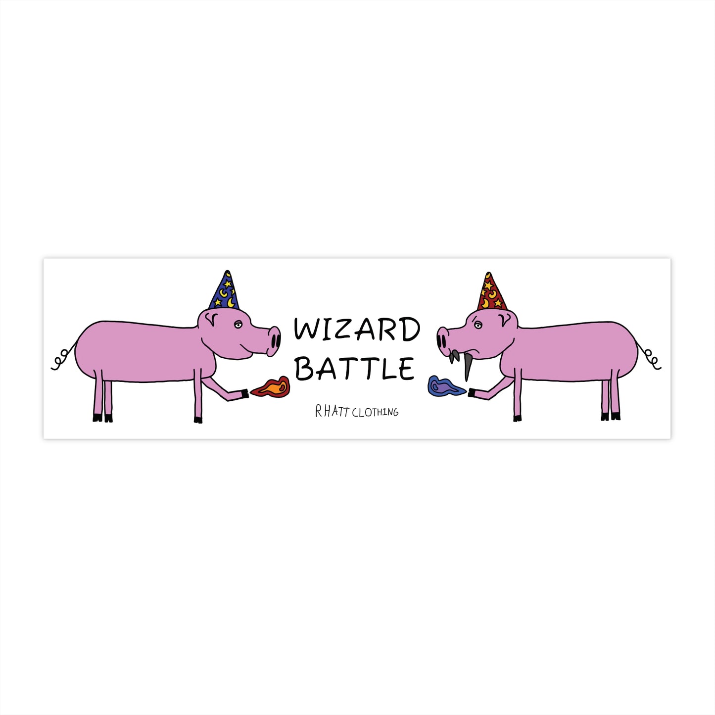 Wizard Battle Bumper Sticker